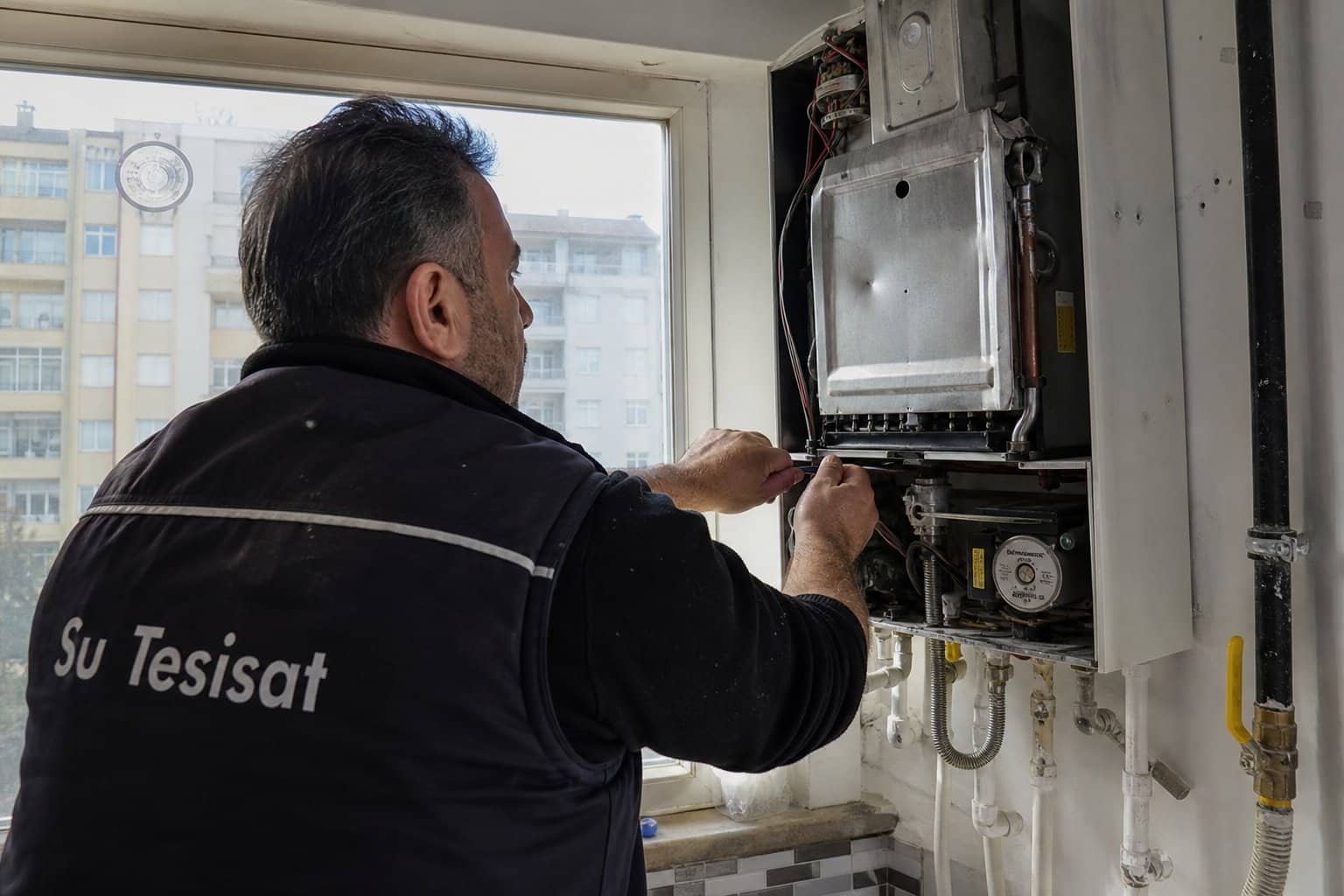 İstanbul Anadolu Yakası Su Tesisat çalışma görseli 1